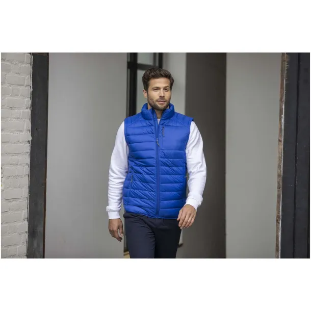 Pallas men's GRS recycled insulated bodywarmer - Elevate Solid black