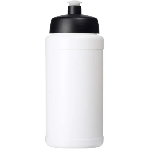 Baseline Rise sportska boca, 500 ml Bijela Solid black