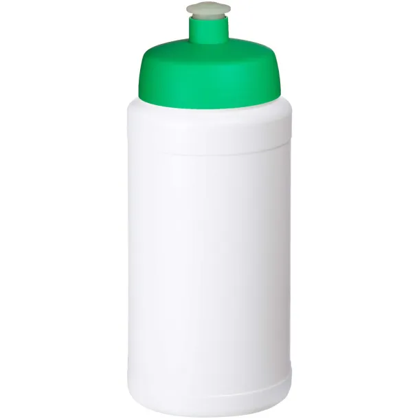 Baseline Rise sportska boca, 500 ml Bijela Zelena
