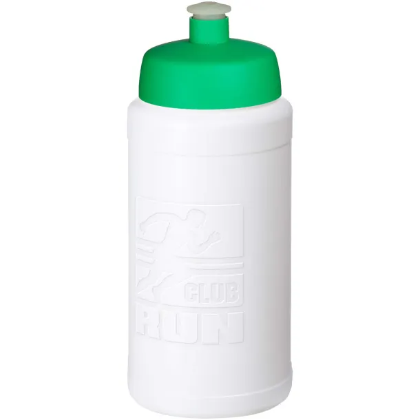 Baseline Rise sportska boca, 500 ml Bijela Zelena