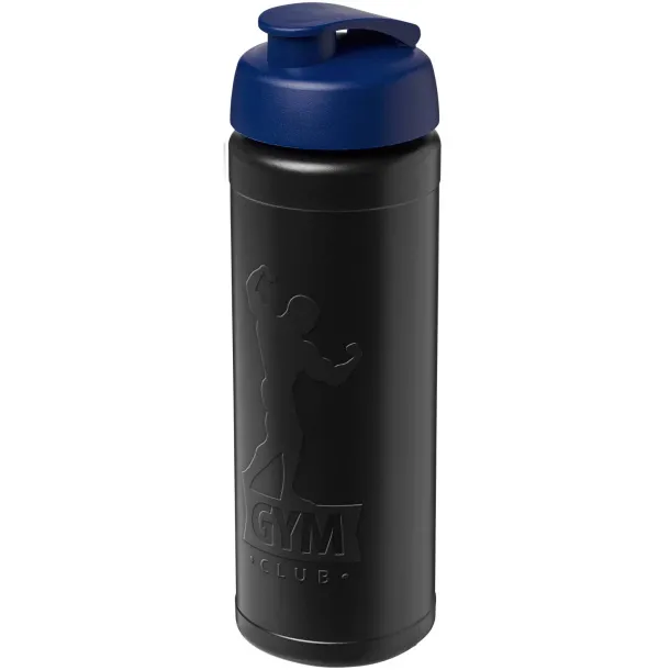 Baseline Rise 750 ml sport bottle with flip lid Solid black Blue
