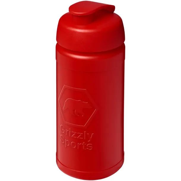 Baseline Rise 500 ml sport bottle with flip lid Red Red