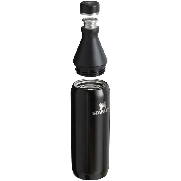 Stanley All Day Slim 600 ml water bottle - Stanley® Solid black