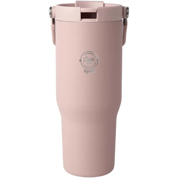 Bronx 900 ml RCS recycled stainless steel copper vacuum insulated tumbler with dual function lid Dusty Pink