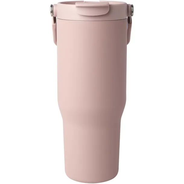 Bronx 900 ml RCS recycled stainless steel copper vacuum insulated tumbler with dual function lid Mocha