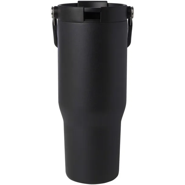 Bronx vakuumski izolirana šalica od RCS certificranog nehrđajućeg čelika i bakra, 900 ml Solid black
