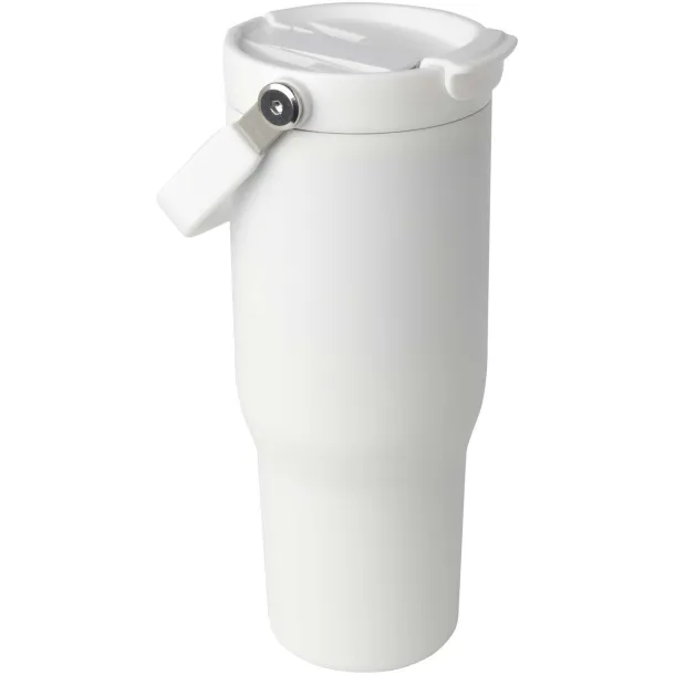 Bronx 900 ml RCS recycled stainless steel copper vacuum insulated tumbler with dual function lid White