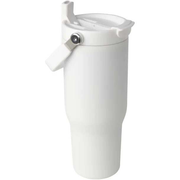 Bronx 900 ml RCS recycled stainless steel copper vacuum insulated tumbler with dual function lid White
