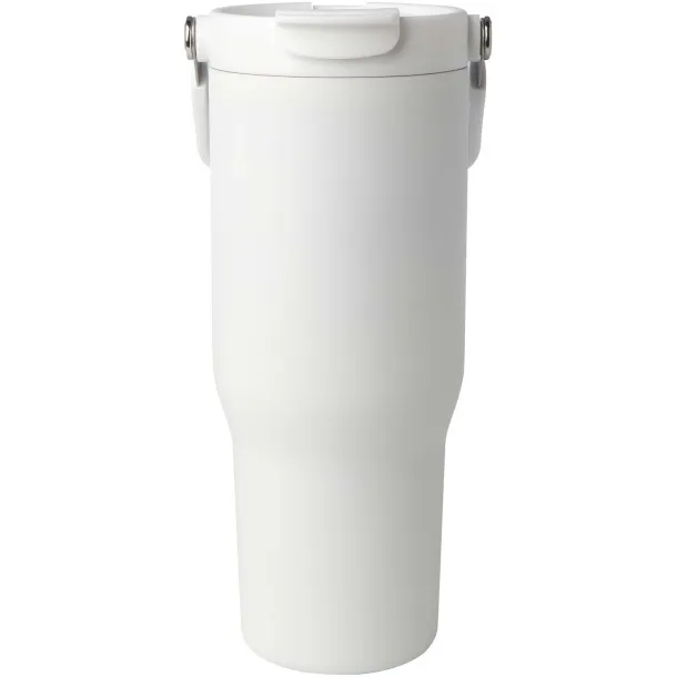 Bronx 900 ml RCS recycled stainless steel copper vacuum insulated tumbler with dual function lid White