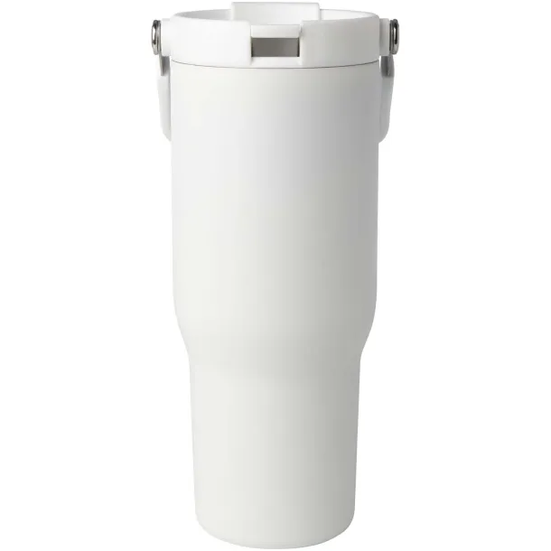 Bronx 900 ml RCS recycled stainless steel copper vacuum insulated tumbler with dual function lid White