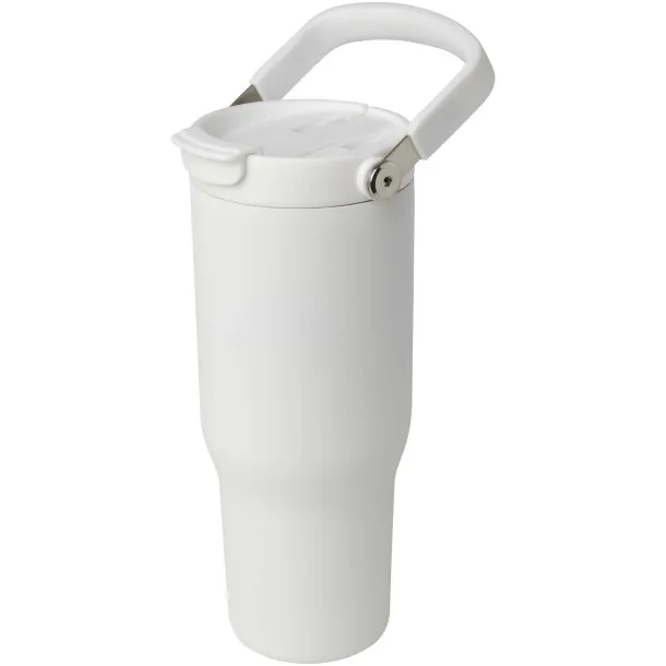 Bronx 900 ml RCS recycled stainless steel copper vacuum insulated tumbler with dual function lid White
