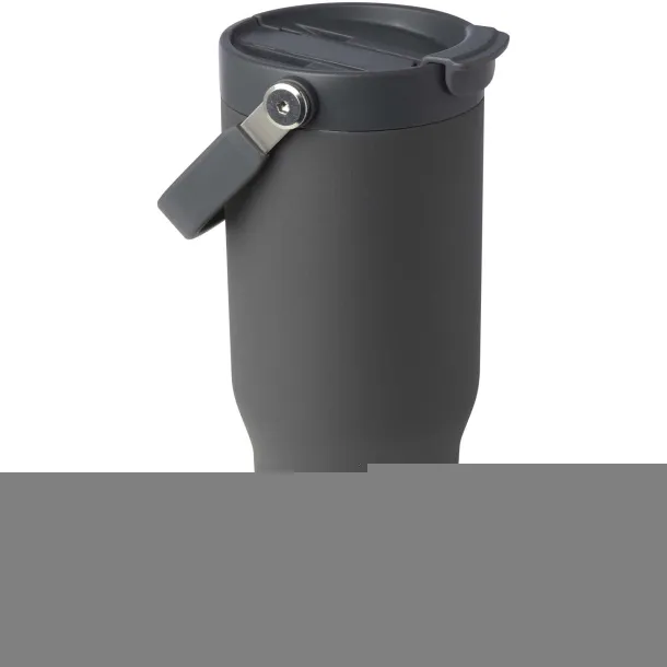Bronx 900 ml RCS recycled stainless steel copper vacuum insulated tumbler with dual function lid Grey