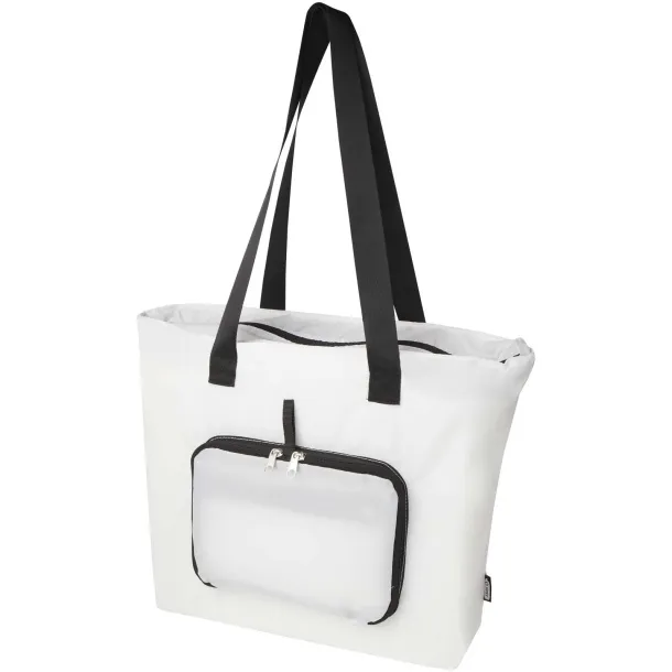 EcoFold RPET foldable tote bag 16L White