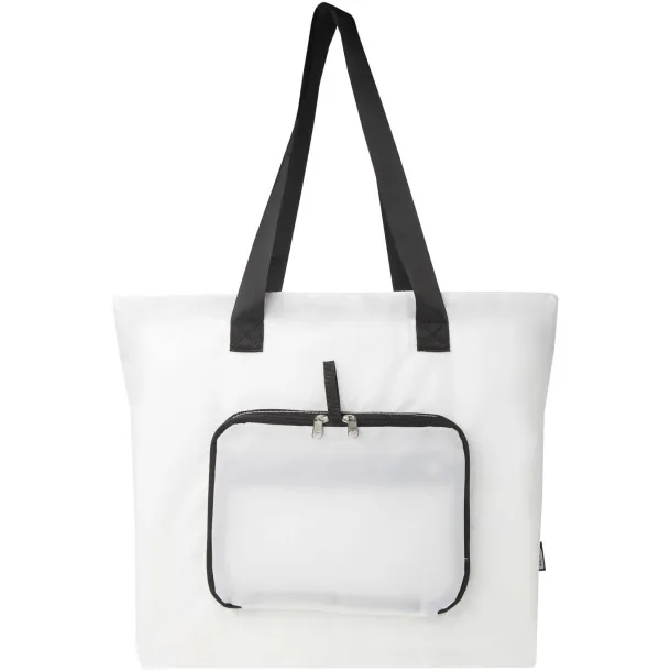 EcoFold RPET foldable tote bag 16L White