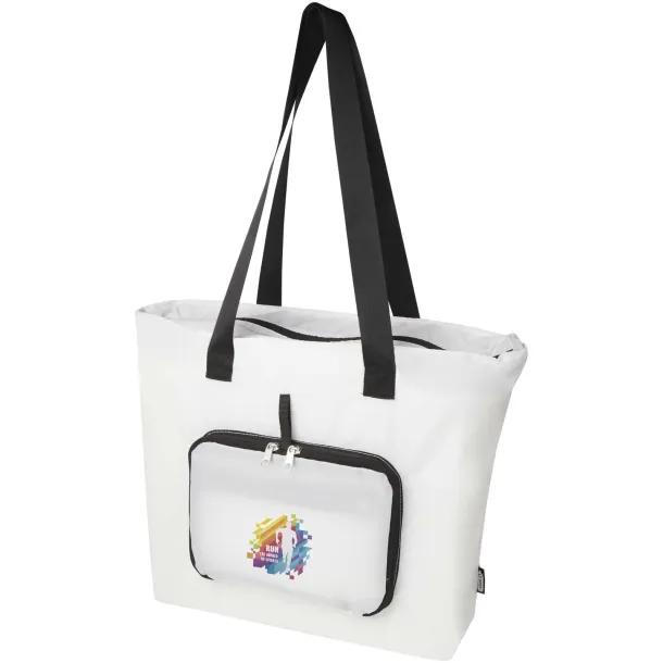 EcoFold RPET foldable tote bag 16L White