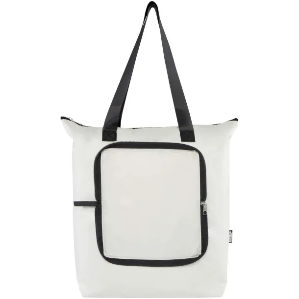 EcoFold RPET foldable tote cooler bag 15L Sandstone