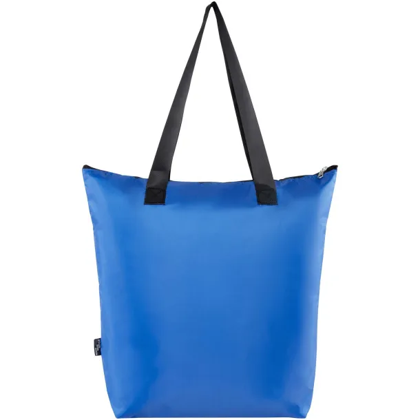 EcoFold RPET foldable tote cooler bag 15L Royal blue