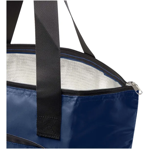 EcoFold RPET foldable tote cooler bag 15L Navy Blue