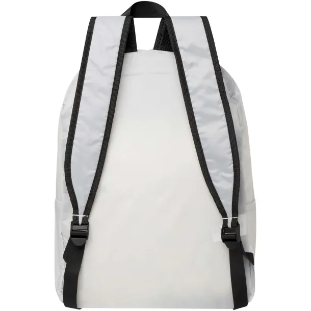 EcoFold RPET foldable backpack 15L White
