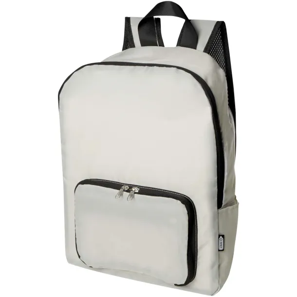 EcoFold RPET foldable backpack 15L Sandstone