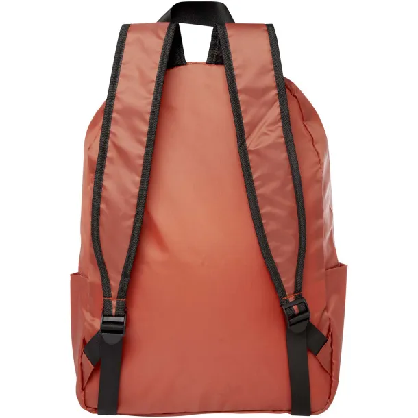 EcoFold RPET foldable backpack 15L Brick