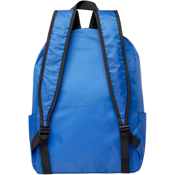 EcoFold RPET foldable backpack 15L Royal blue