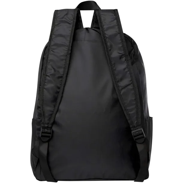 EcoFold RPET foldable backpack 15L Solid black