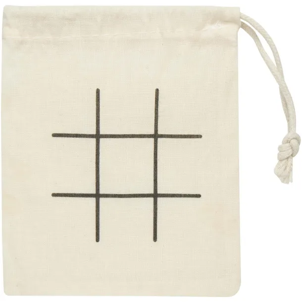 Whorl wooden tic, tac, toe game Natural