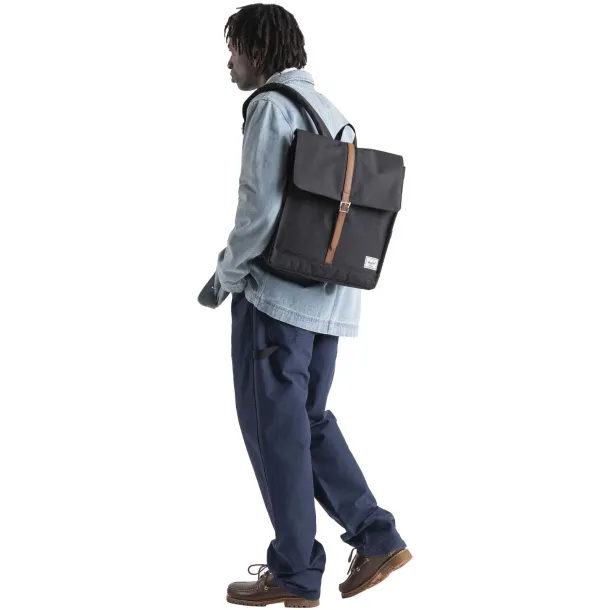 Herschel City recycled backpack 16L - Herschel Solid black