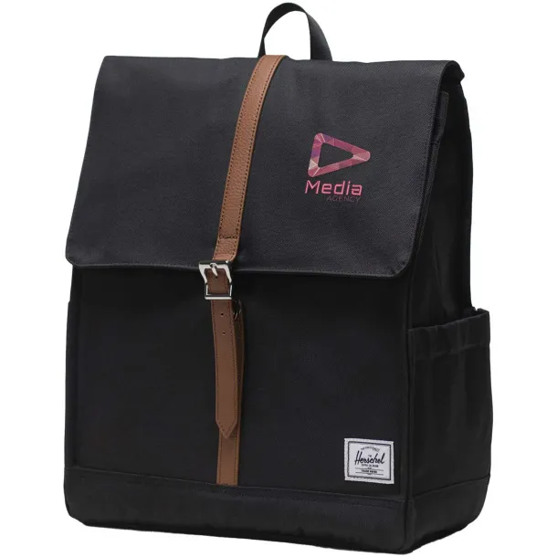 Herschel City reciklirani ruksak za 13"/14" laptop - Herschel Crna