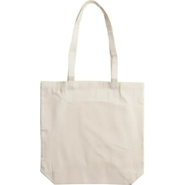 Cotton foldable shopping bag beige