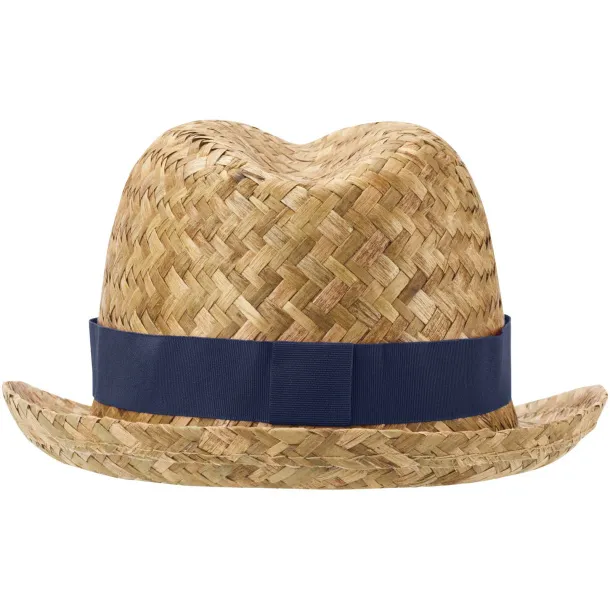 Pricus straw hat Navy Blue Natural