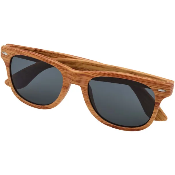 Mira wood-look sunglasses Natural