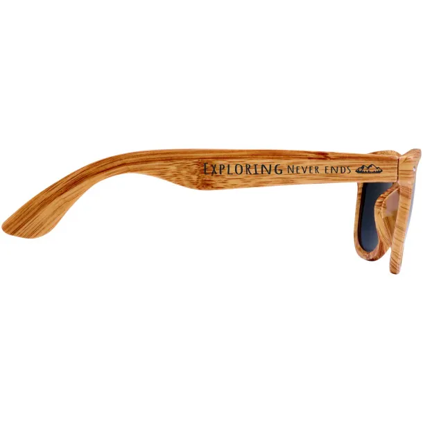 Mira wood-look sunglasses Natural