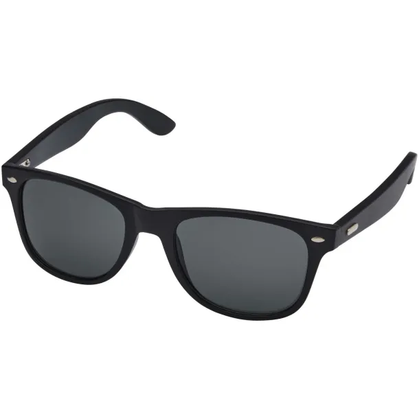 Arlo bamboo sunglasses with black coating Solid black