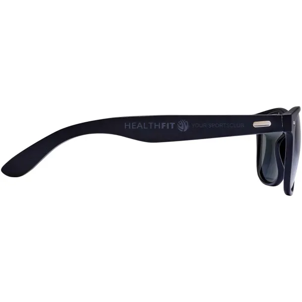 Arlo bamboo sunglasses with black coating Solid black