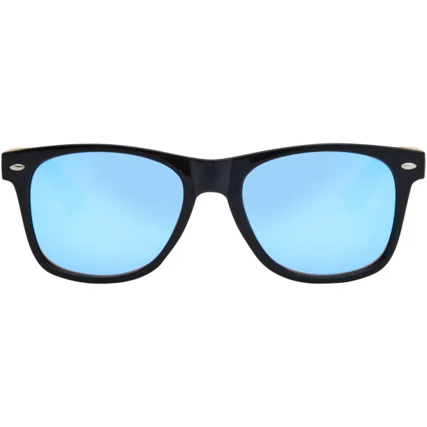 Hue sunglasses with bamboo temples Blue Natural