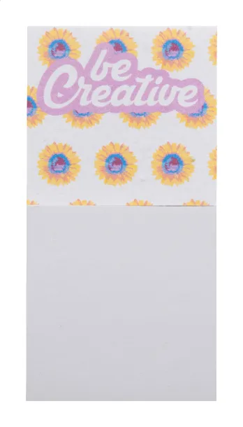 CreaStick Sign Seed custom sticky notepad White