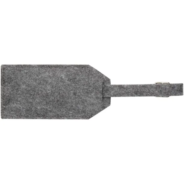 Tie luggage tag Grey