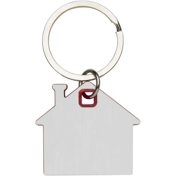 Nook house-shaped keychain Red