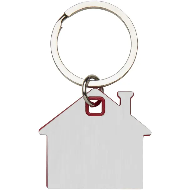 Nook house-shaped keychain Red