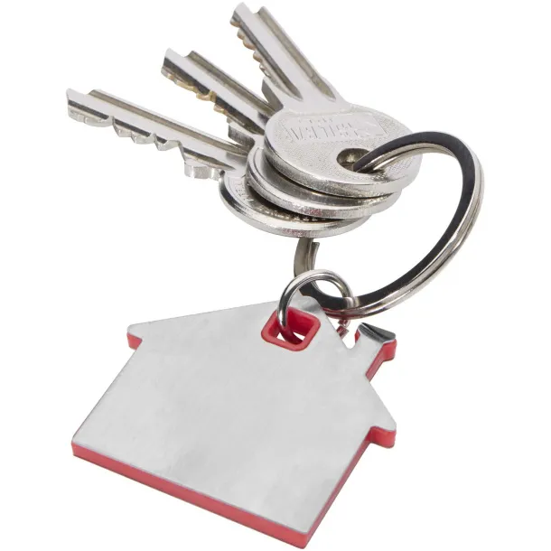 Nook house-shaped keychain Red