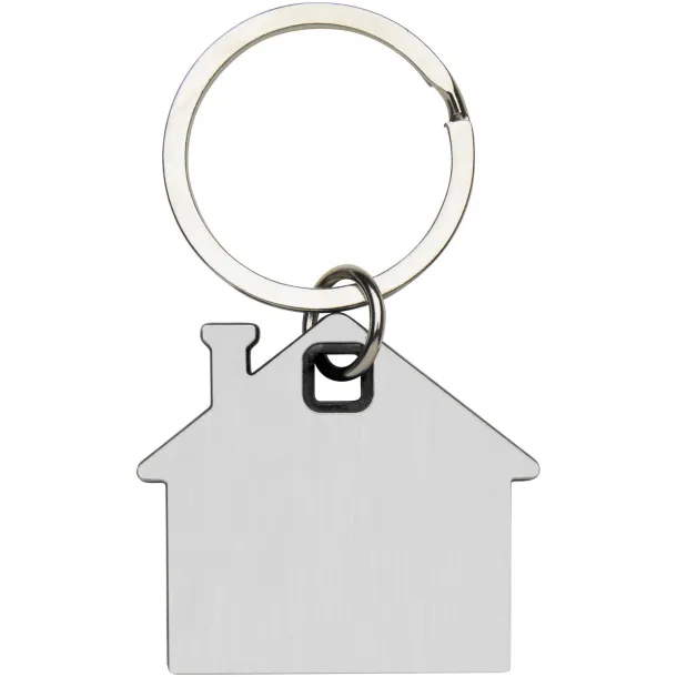 Nook house-shaped keychain Solid black