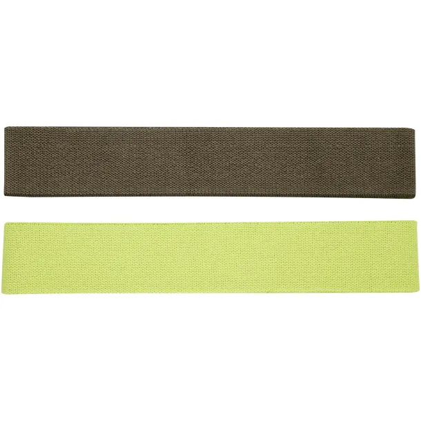 Grip 2-piece resistance band set Lime Forest green
