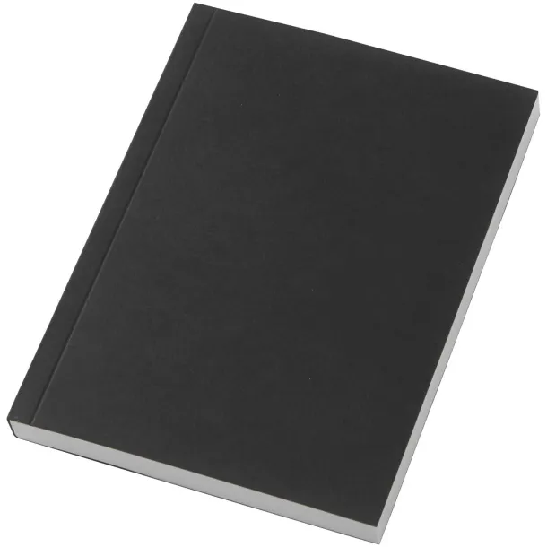 Novella Austen A6 soft cover notebook - 100 sheets Solid black