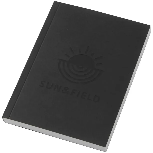 Novella Austen A6 soft cover notebook - 100 sheets Solid black