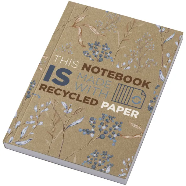 Novella Austen A6 recycled soft cover kraft notebook - 100 sheets Natural