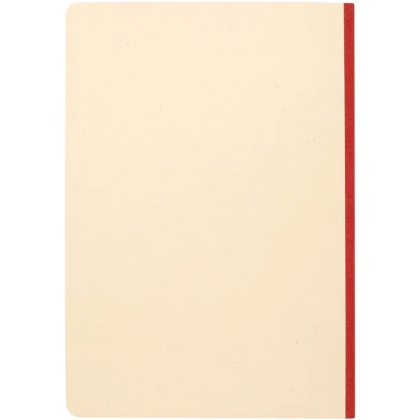 Liliana A5 sugarcane and RPET soft cover notebook Brick