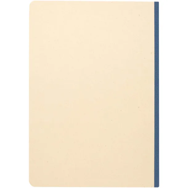 Liliana A5 sugarcane and RPET soft cover notebook Ocean blue