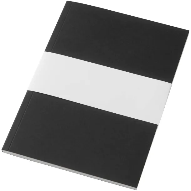 Novella Austen A5 soft cover notebook - 50 sheets Solid black